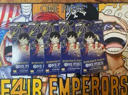 Lot of (5) - One Piece Romance Dawn English OP-01 Sleeved Blisters Booster Packs 811039038229 - Image 1