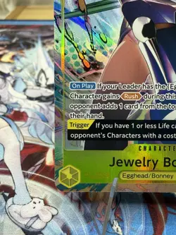 Jewelry Bonney OP13-108 SR Alt Art Carrying On His Will One Piece TCG English NM - Image 5