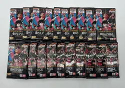 Lot of (20) One Piece English OP-09 Emperors in the New World Booster Packs - Image 1
