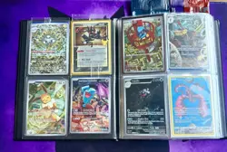 🎁🎁🎁Pokemon Collection Binder Lot W/ 7 Sealed & 1 Metal Promo - Image 1