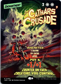Cathars' Crusade (Showcase) R Innistrad Remastered 483 NM NM-LP - Image 1