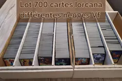 lot de 700 cartes Disney Lorcana Ravensburger Sans double Garantie Fr Et Neuves - Image 1