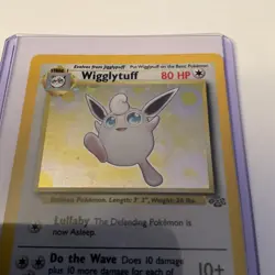 Wigglytuff 16/64 Holo Rare Jungle Set pokemon WOTC - Image 1