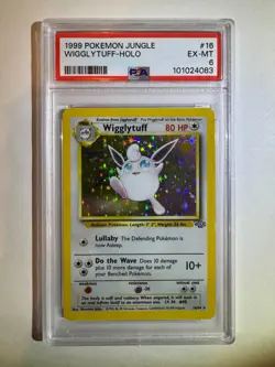 Wigglytuff 16/64 Jungle Holo Rare (1999) Pokemon TCG PSA Grade 6 - Image 1