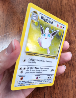 Pokemon TCG Wigglytuff Jungle 16/64 holo rare 1999 WOTC LP - Image 3