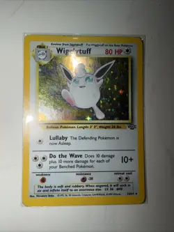 Wigglytuff - 16/64 - Holo Rare - Unlimited Edition HP, English Pokemon Jungle - Image 1