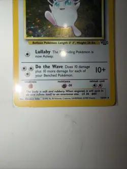 Wigglytuff - 16/64 - Holo Rare - Unlimited Edition HP, English Pokemon Jungle - Image 3