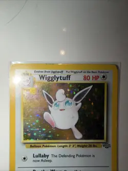 Wigglytuff - 16/64 - Holo Rare - Unlimited Edition HP, English Pokemon Jungle - Image 4