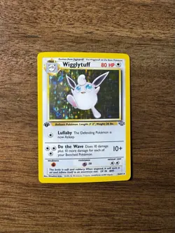 Pokemon Wigglytuff 16/64 Holo 1st Edition Jungle 1999. Ultra Rare - Image 2