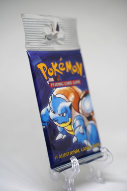 Pokemon Base Set Booster Pack Unlimited Blastoise Art WOTC TCG Vintage Sealed - Image 4
