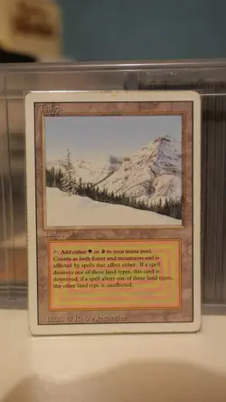 Taiga - Revised (3ED) 1994 - MTG Magic the Gathering - Rare DUAL LAND - Image 1