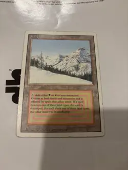 Taiga Magic The Gathering Revised Edition MTG 1994 (HP) - Image 1