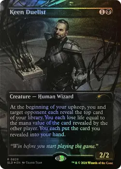 Keen Duelist (Rainbow Foil) [Secret Lair Drop Series] Foil Near Mint - Image 1