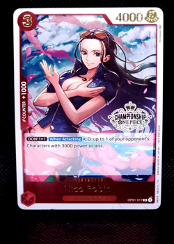 Nico Robin One Piece Store Championship OP01-017 Foil - Image 1