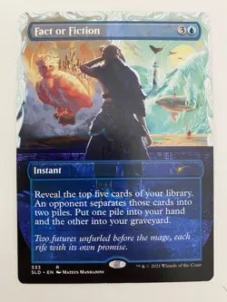 Fact Or Fiction (333) *Non-Foil* SECRET LAIR: Far Out, Man MT/NM MTG Comb Ship - Image 1