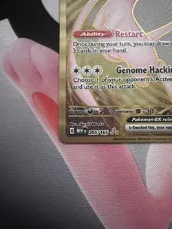 Pokemon TCG Scarlet & Violet 151 Gold Mew Ex UPC Promo Metal Card 205/165 - Image 3