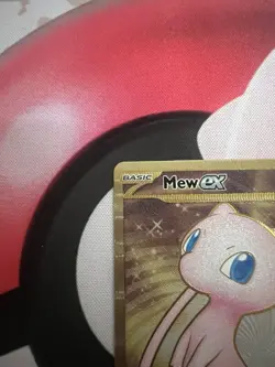 Pokemon TCG Scarlet & Violet 151 Gold Mew Ex UPC Promo Metal Card 205/165 - Image 4