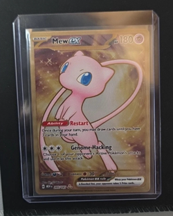 Pokemon TCG Scarlet & Violet 151 Gold Mew UPC Promo Metal Card 205/165 - Image 1
