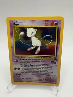 Mew - 9 - Holo - Black Star Promo - Pokemon Card WoTC Swirl 🌀 - Image 1
