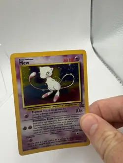 Mew - 9 - Holo - Black Star Promo - Pokemon Card WoTC Swirl 🌀 - Image 3
