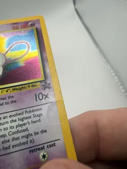 Mew - 9 - Holo - Black Star Promo - Pokemon Card WoTC Swirl 🌀 - Image 5