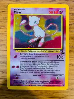 Mew No.9 WOTC Cosmos Holo Black Star Promo Pokemon Card! FAST & FREE P&P! - Image 1