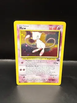 Pokemon TCG Mew 2000 WOTC Black Star Promo 9 Holo League Pokemon Card A - Image 3