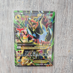 Pokemon TCG M Houndoom EX Ultra Rare Full Art 154/162 Breakthrough (NM) - Image 1