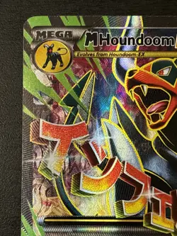 M Houndoom EX (Full Art) 154/162 Breakthrough Holo Full Art Pokemon TCG Nm(-) - Image 2