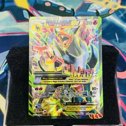 Pokemon TCG M Houndoom EX (Full Art) 154/162 Breakthrough Holo Near Mint - Image 1