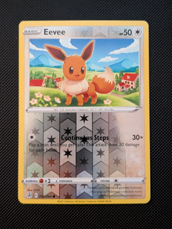 Pokemon TCG Card Eevee Fusion Strike Reverse Holo 205/264 NM/M - Image 1