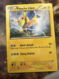 Pokemon TCG Pikachu Libre XY Trainer Kit: Pikachu Libre & Suicune 14/30 LP - Image 1