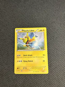 Pokemon TCG Pikachu Libre 14/30 XY Trainer Kit Non Holo MP - Image 3