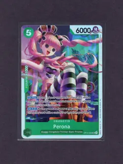 Perona SR OP14-033 The Azure Sea's Seven Foil One Piece Card Game - Image 1