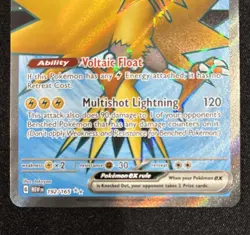 Pokemon TCG Zapdos EX Full Art Ultra Rare Holo Card 192/165 Scarlet & Violet 151 - Image 2