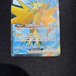 Pokemon TCG Zapdos EX Full Art Ultra Rare Holo Card 192/165 Scarlet & Violet 151 - Image 3