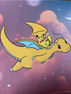 New Pokemon Center Exclusive TCG Card Game Dreamy Dragonite Playmat Play Mat - Image 2