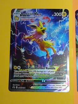 Flareon SWSH180 Vaporeon SWSH182 Jolteon SWSH184 VMAX Jumbo Promo Cards Set Of 3 - Image 2