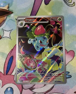 Ivysaur 134/132 Illustration Rare Mega Evolutions Pokemon Card - Image 1