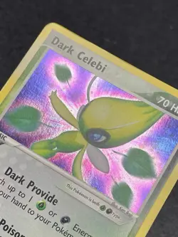 Pokemon Dark Celebi EX Hidden Legends Holo Rare Card 4/101 2004 HP - Image 5