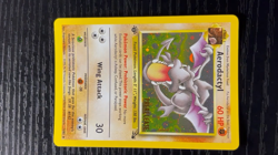 Pokemon TCG RARE COSMOS Aerodactyl Prerelease Promo Holo Foil Near Mint European - Image 2