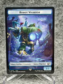 Sephiroth, One-Winged Angel / Robot Warrior Token 24/12 MTG Fin - Image 2