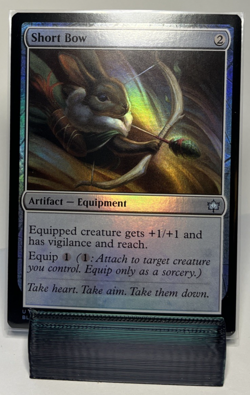 MTG Bloomburrow, Short Bow - Foil - Image 1