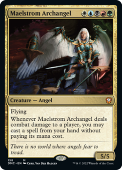 Maelstrom Archangel - Commander: Dominaria United #158 MTG Magic The Gathering - Image 1