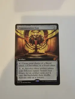 Transmutation Font (Extended Art) Outlaws of Thunder Junction: The Big Score - Image 1