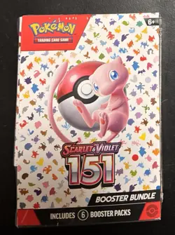 Pokemon TCG Scarlet & Violet 151 Booster Bundle Box New Factory Sealed - 6 PACKS - Image 1