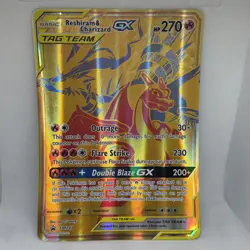 2021 Pokemon Sun & Moon Reshiram & Charizard GX Oversized Jumbo BSP #SM247 (a) - Image 1