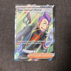 Team Rocket’s Petrel Full Art 226/182 Pokemon Destined Rivals - 226/182 ENGLISH - Image 1