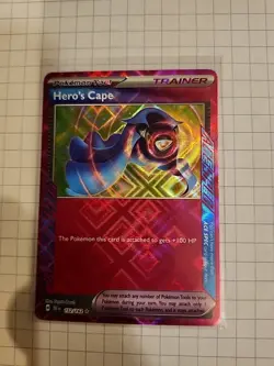 Hero's Cape 152/162 Ace Spec Rare SV05: Temporal Forces NM/M Pokemon TCG - Image 1