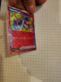 Hero's Cape 152/162 Ace Spec Rare SV05: Temporal Forces NM/M Pokemon TCG - Image 4